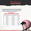 Daytona Helmets 3 4 Shell Open Face Motorcycle Helmet A Dot Approved Pink Metal Flake Xl