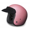 Daytona Helmets 3 4 Shell Open Face Motorcycle Helmet A Dot Approved Pink Metal Flake Xl