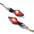 Mc Motoparts Toucan Led Booster Turn Singals Light Rear Red Brake Blinker Indicators Motorcycles 12v 