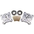 Front Left Right Wheel Hubs With Studs Bearings Replacement For Polaris Rzr S 800 Efi 2008 2009 2010 2011 2012 2013 2014