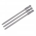 Uxcell 3 Pcs 4 5mm Ph2 Magnetic Phillips Screwdriver Bits 1 Inch Hex Shank 72-inch Length S2 Power Tool