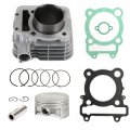 Topteng Motorcycle Piston Cylinder Kit 74mm Gasket Top End Fits For Yamaha Ybr250 1s4 2007-2009 Xt250 1yb 2013-2015