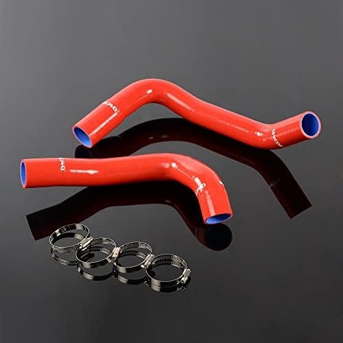 Coolant Silicone Radiator Hose Kit For Pontiac Firebird Grand Prix 1970-1987 Red