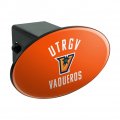 The University Of Texas Rio Grande Valley Vaqueros Logo Oval Tow Hitch Cover Trailer Plug Insert 2