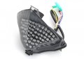 Integrated Sequential Led Tail Lights Smoke Lens For 2004-2006 Yamaha Yzf R1