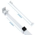 Baomain Patio Door Security Bar Fits 28 To 48 Wide Works On Double Hung Sliding Window White