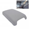 Leather Center Console Lid Armrest Cover For 2012 2017 Toyota Camry Gray Synthetic Replacement Skin Part Only 