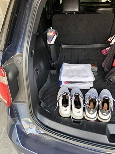 Cargo Liner Trunk Mat For Ford Explorer 2011 2019 Weather Resistant Rubber With Raised Lip And Non Slip Bottom Laser Cut Design