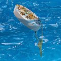 Graphics More Cats In Hats Club Pattern Floating Keychain Oval Foam Fishing Boat Buoy Key Float
