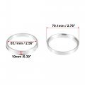 X Autohaux 2pcs Od 70 1mm To Id 65 Aluminium Alloy Car Hub Centric Rings Wheel Bore Center Spacer