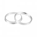 X Autohaux 2pcs Od 70 1mm To Id 65 Aluminium Alloy Car Hub Centric Rings Wheel Bore Center Spacer