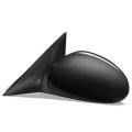 Powered And Heated Driver Left Side Door Mirror For Hyundai Sonata 1999 To 2005 Black Housing With Manual Folding Function Part 