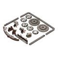 95-01 Infiniti Nissan 3 0 Dohc 24v Vq30de Timing Chain Kit 