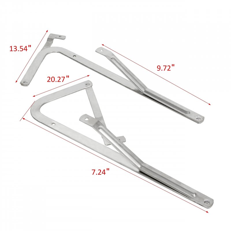 Attic Ladder Spreader Hinge Armsa Replacement Kit For Werner 55-1 2006 And Older Pair