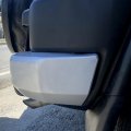 Ecotric Rear Bumper End Caps Cover Right Passenger Face Bar Extension Painted Silver Compatible With 2007-2014 Toyota Fj