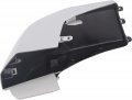 Ecotric Rear Bumper End Caps Cover Right Passenger Face Bar Extension Painted Silver Compatible With 2007-2014 Toyota Fj