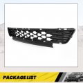 Kuafu Upper Grille Lower Compatible With 2015-2017 Ford Mustang Replacement For Fr3z8200ba Fr3z17k945ba Front Bumper Grill
