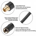 X Autohaux 39 Tire Inflator Air Pump Hose Adapter Extension Locking Chuck Tube Connection For Standard America Valve Without