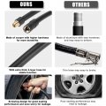 X Autohaux 39 Tire Inflator Air Pump Hose Adapter Extension Locking Chuck Tube Connection For Standard America Valve Without