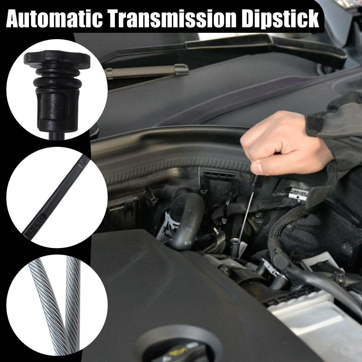5 7l V8 Engine Oil Dipstick Automatic Transmission By Blue Elf For 2006-2014 Chrysler 300c With Nag1 A580 5 Speed