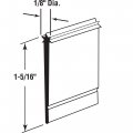 Slide-co 19859 Shower Door Bottom Sweep Star Insert Shape 1-5 16 W 36 In Single Pack