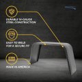 Recpro Trailer Steel Fender 14 Gauge Round And Flat Top Diamond Smooth Design Made In Usa Diamond Plate 10 X 34 17