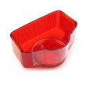 Three T Red Motorcycle Rear Taillight Cover Tail Light Lens Cap For Honda Trail Ct70 Cl70 Cl90 Ct90 Ss90 Ss125a Ca175 Cb160