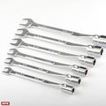 6 Pcs Flex Socket And Open Wrench -mm 