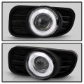 Acanii For 1999-2003 Jeep Grand Cherokee Halo Projector Fog Lights Lamps W Switch Assembly Driver Passenger Side