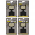 Niche Brake Pad Set For Arctic Cat Zr 6000 Sno Pro 600 3602-017 Rear Organic 4 Pack