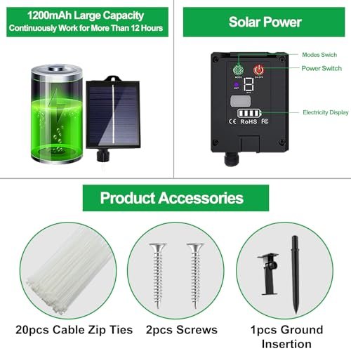 300 Led Solar Rope Lights Outdoor 99 Ft Waterproof Fairy String With 8 Modes For Garden Fence And Patio Decor White
