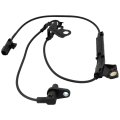 Abs Speed Sensor For Toyota Corolla 2009 2010 2011 2012 2013 Driver Side Front Rear 2 Terminals Female Connector Replacement 
