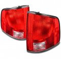 Tail Brake Lights Rear Lamps Red For 1994-2004 Chevy S10 Gmc Sonoma Pickup 