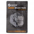 Niche Brake Pad Set For Harley-davidson Sportster 1200 883 Xl883c Xl1200c Iron 42831-04a Front Rear Semi-metallic