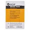 Niche Brake Pad Set For Harley-davidson Sportster 1200 883 Xl883c Xl1200c Iron 42831-04a Front Rear Semi-metallic