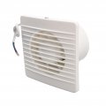 Evgatsauto Exhaust Fan 4 Inch Square Abs High Speed Through Wall Installation Ventilation For Kitchen Bathroom 110v Us Plug 
