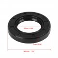 X Autohaux 25mm 42mm 7mm Rubber Double Lip Tc Oil Shaft Seal For Car Automobile