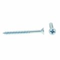 Prime-line Wood Screw Flat Head Phillips 12 X 2-1 2 In Zinc Plated Steel Pack Of 100