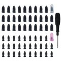 Tire Repair Rubber Nail Kit 61 Pcs Vacuum Spiral Screws And Screwdriver For Car Truck Motorcycle Tractor 2 Sizes 0 21 47 In 0 