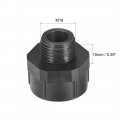 Uxcell Threaded Bushings Nylon Connector Adaptor M16 Outer To M20 Inner Thread Black