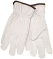 Mcr Safety 3613l Select Grain Goatskin Driver Gloves With Keystone Thumb White Large 