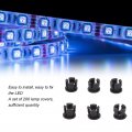 Diode Mount Led Holder Durable Easy Installation Plastic For Experiment Black