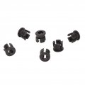 Diode Mount Led Holder Durable Easy Installation Plastic For Experiment Black