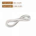 Uxcell Screen Spline 5m 16 4ft Silicone Sealing Strip Window Retainer 6mm Od White