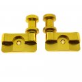 8mm Motorcycle Swingarm Spool Adapters Mounts Compatible With Cbr250r Cbr300r Cbr500r Gt250r Cnc Gold