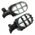 Hongk- Gunmetal Black Foot Pegs Compatible With Yamaha Wr250f Wr400f Wr426f Wr450f Except 2010 Yz125 Yz250 Yz250f Yz400f Yz426f