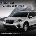 Front Bumper Grille With Chrome Trim For Subaru Forester 2019 2021 Part Number 91121sj110