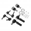 Set Of 6 Front Sway Bar Link Lower Ball Joint Outer Tie Rod End For Nissan Maxima 2000-2003 Infiniti I30 2000-2001 I35