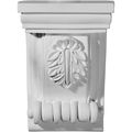 Ekena Millwork Cor06x04x03fo 4 4-inch W X 1 8-inch D 6 3 H Forrest Small Leaf Corbel 