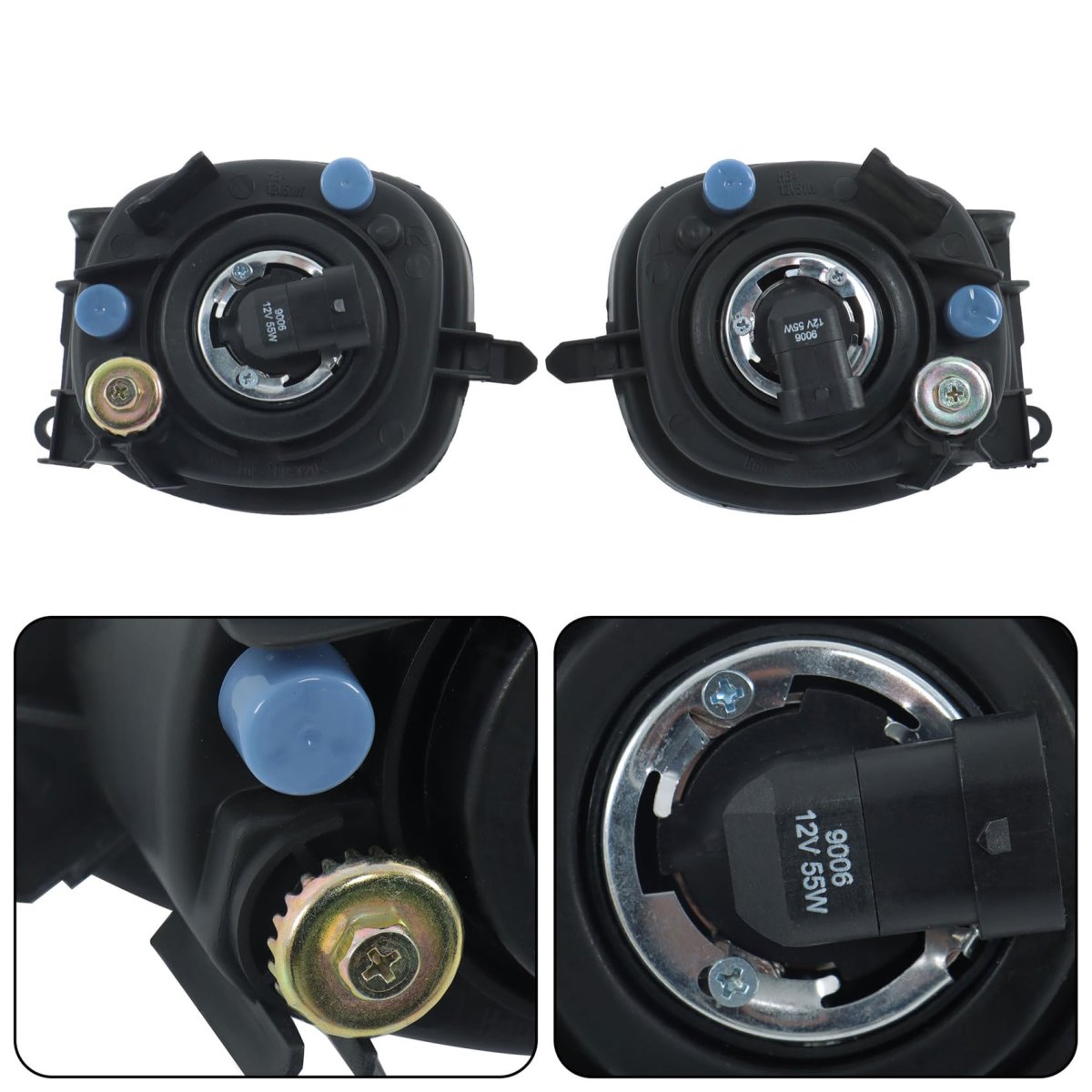 Fog Lights Replacement For Es350 2007 2008 2009 Left And Right Side Pair Driving Lamps Lx2592108 Lx2593108